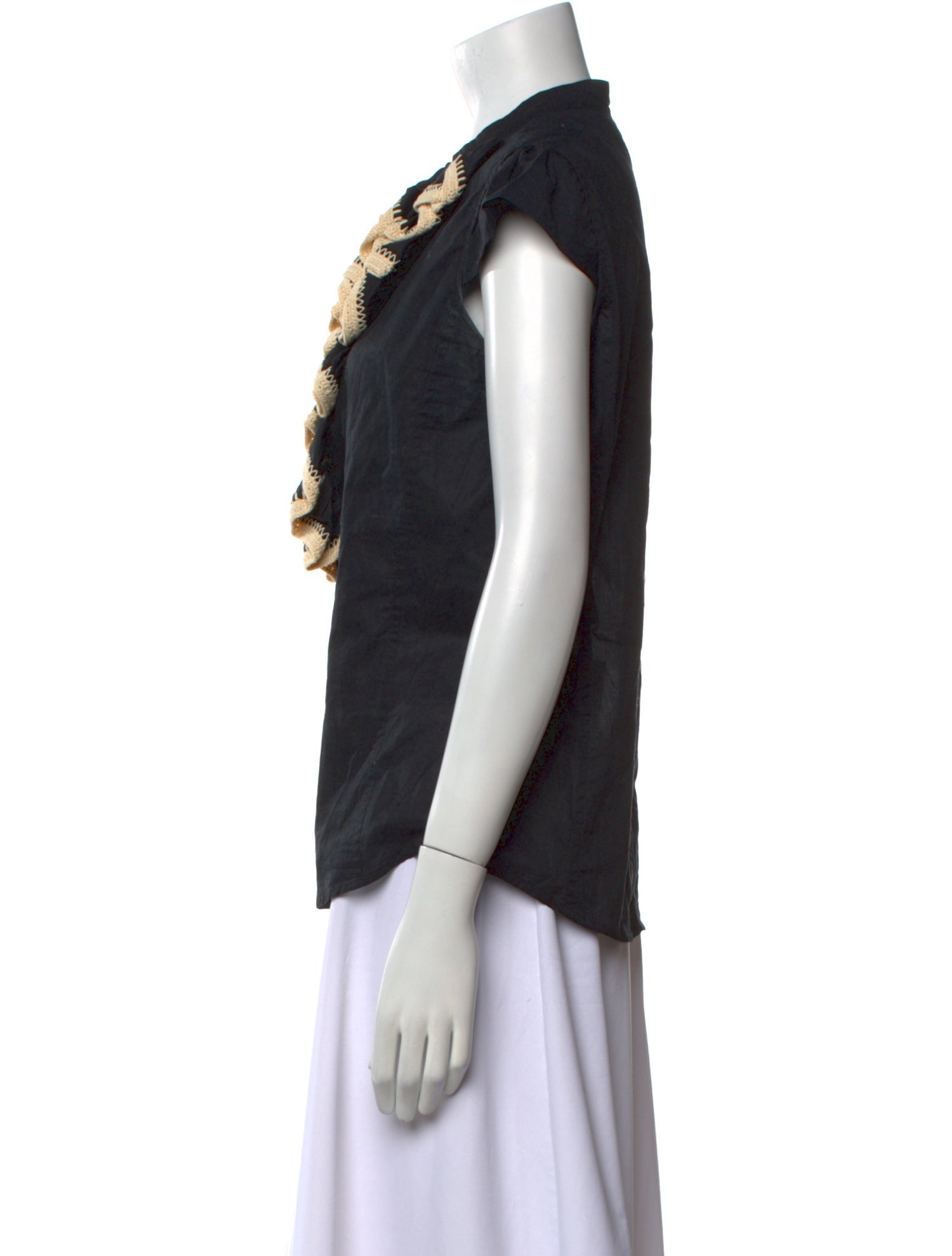 Yves Saint Laurent Rive Gauche Vintage 2005 Button-Up Top