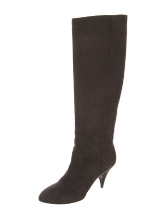 Yves Saint Laurent Rive Gauche Suede Boots