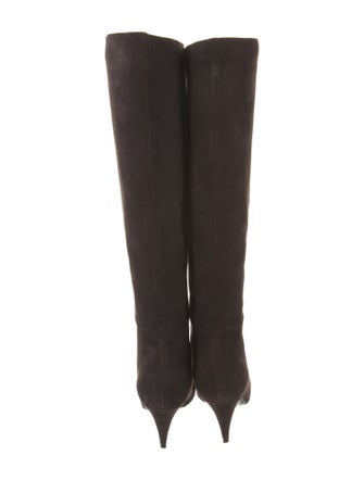 Yves Saint Laurent Rive Gauche Suede Boots