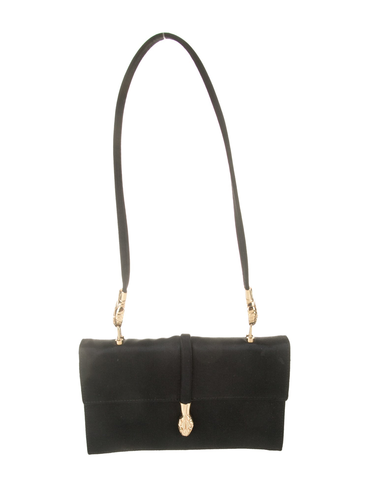 Yves Saint Laurent Rive Gauche Satin Shoulder Bag