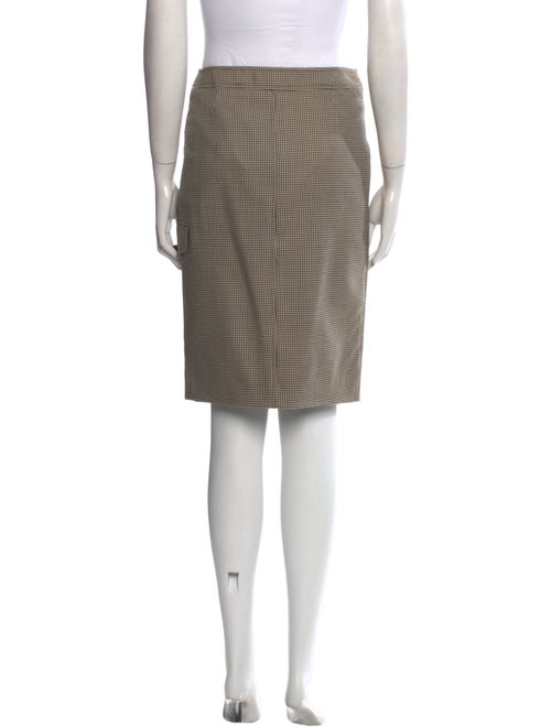 Yves Saint Laurent Rive Gauche Wool Knee-Length Skirt
