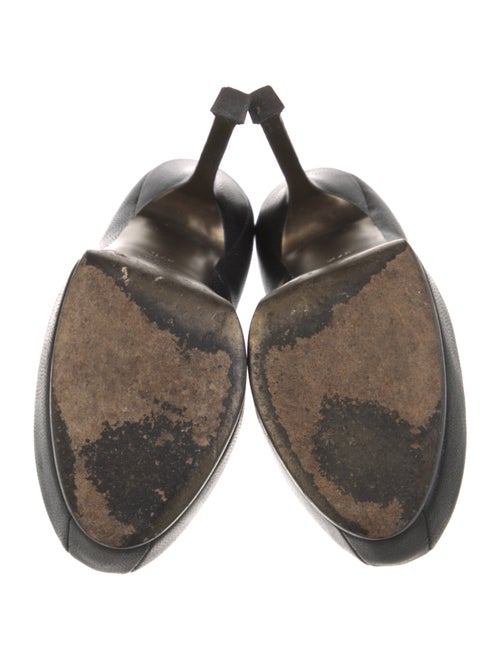 Yves Saint Laurent Rive Gauche Leather Pumps