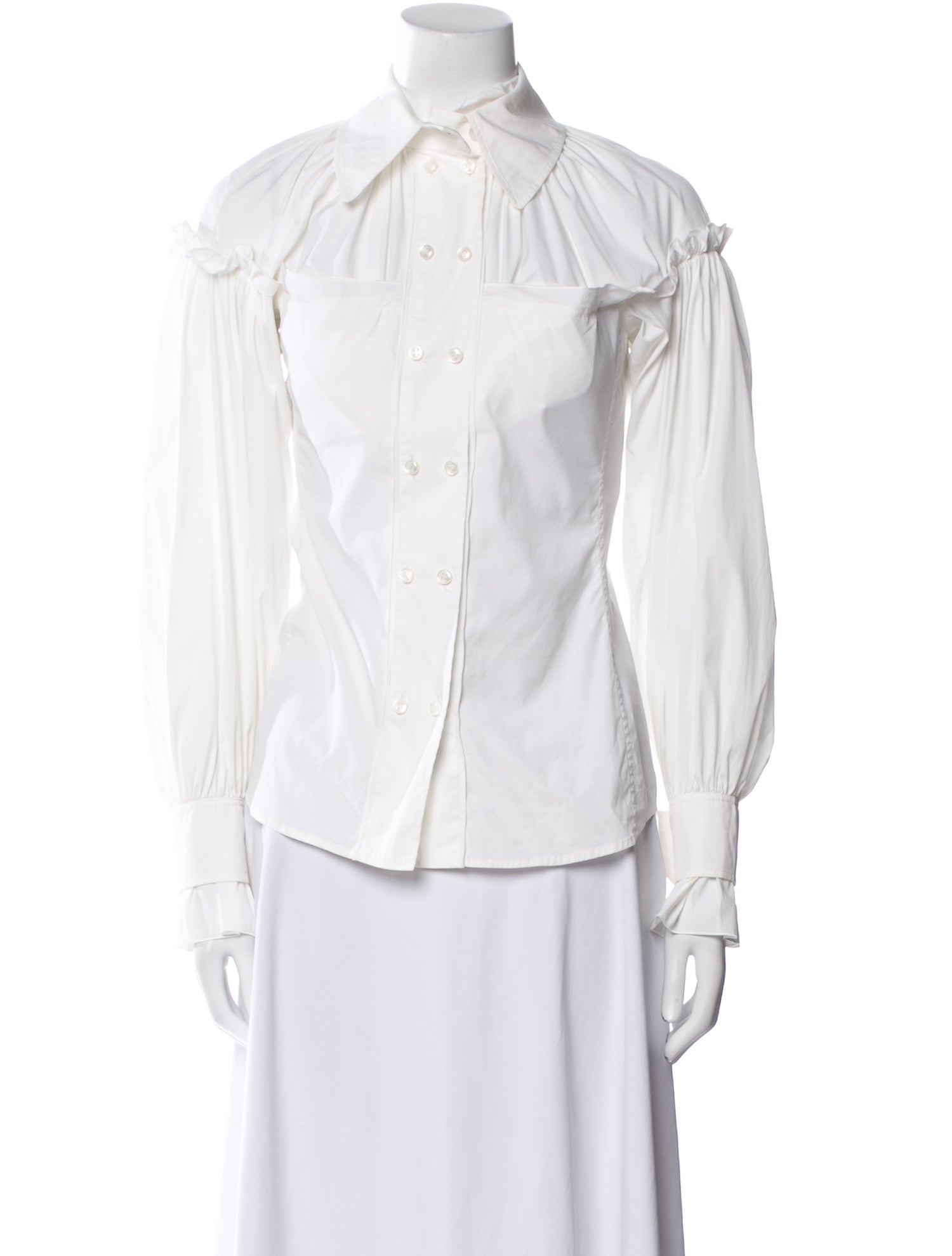 Yves Saint Laurent Rive Gauche Vintage 2005 Button-Up Top