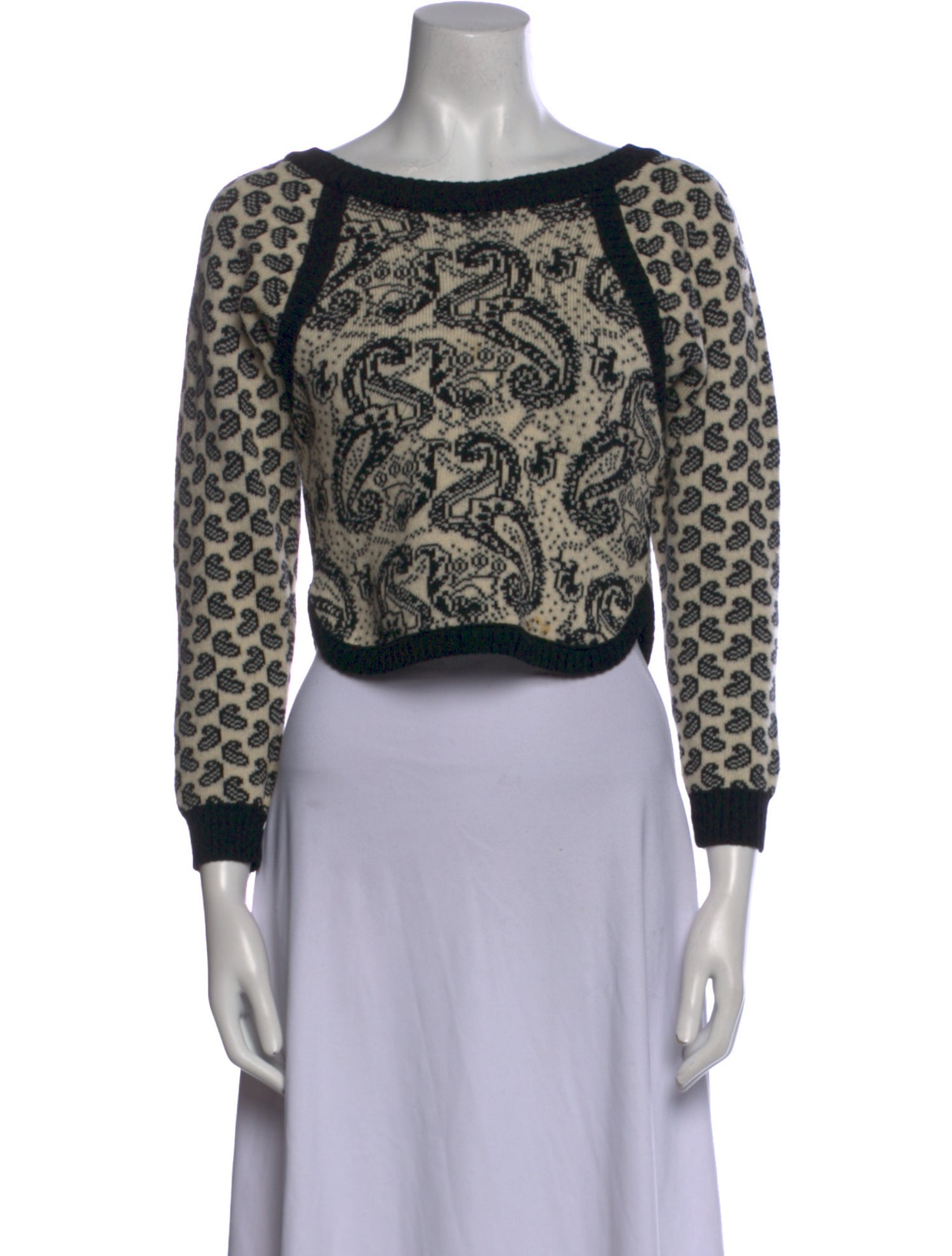 Yves Saint Laurent Rive Gauche Vintage Late 1980's - Early 1990's Sweater