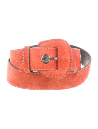 Yves Saint Laurent Rive Gauche Suede Waist Belt