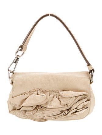 Yves Saint Laurent Rive Gauche Leather Top Handle Bag