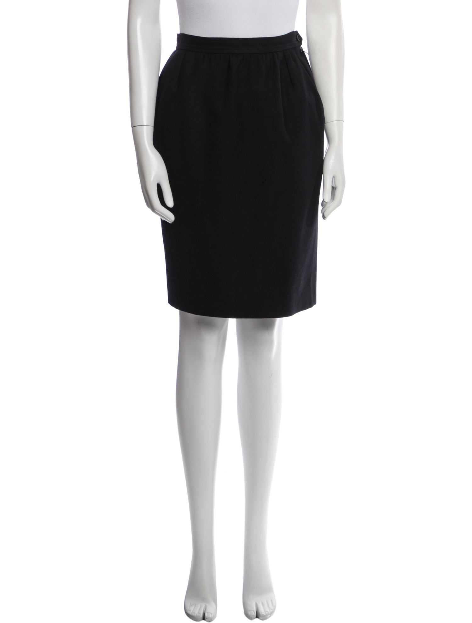 Yves Saint Laurent Rive Gauche Vintage Knee-Length Skirt