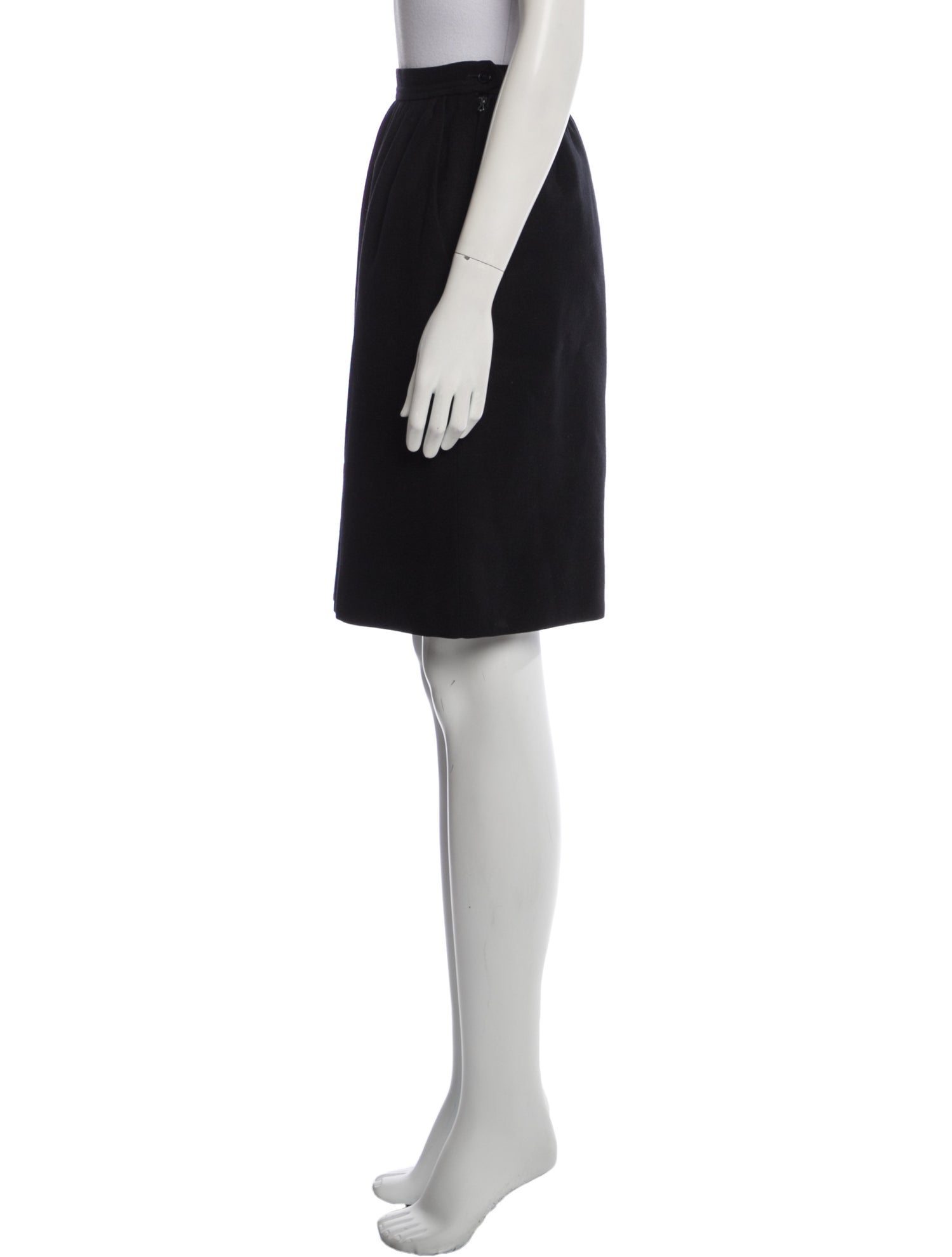 Yves Saint Laurent Rive Gauche Vintage Knee-Length Skirt