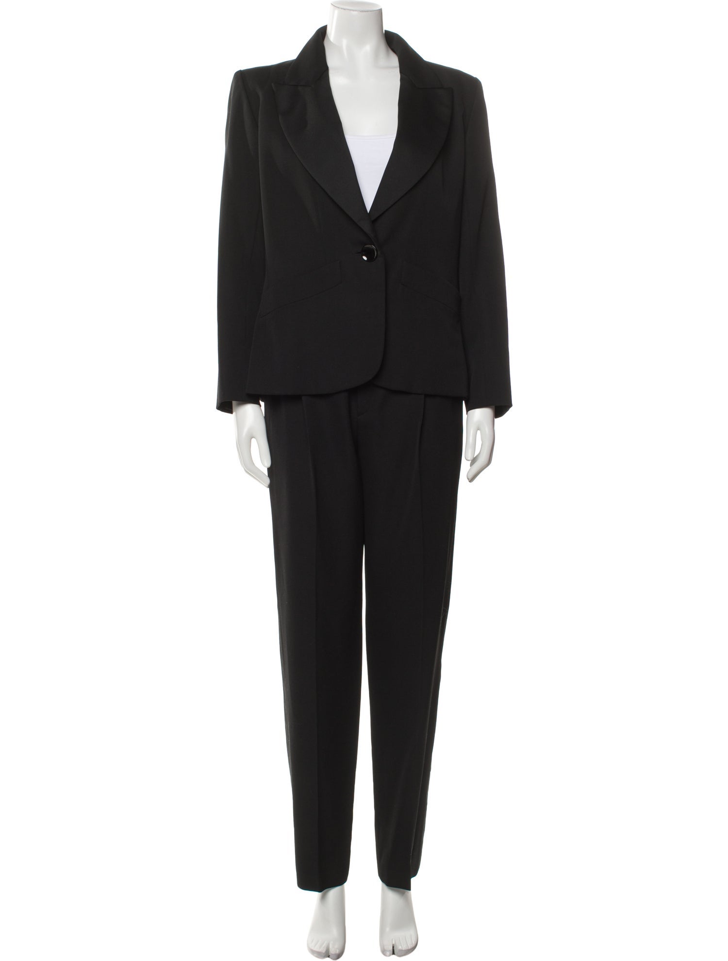 Yves Saint Laurent Rive Gauche Vintage Late 1980's - Early 1990's Pantsuit