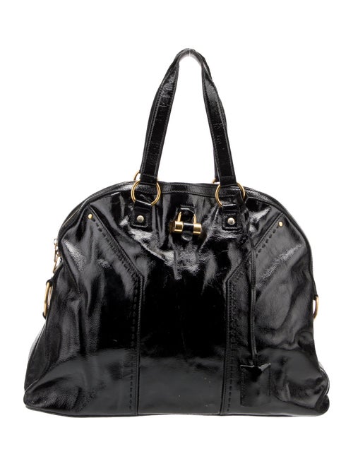 Yves Saint Laurent Rive Gauche Patent Leather Tote