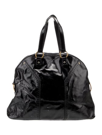 Yves Saint Laurent Rive Gauche Patent Leather Tote