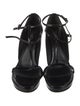 Yves Saint Laurent Rive Gauche Patent Leather Sandals