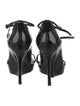 Yves Saint Laurent Rive Gauche Patent Leather Sandals