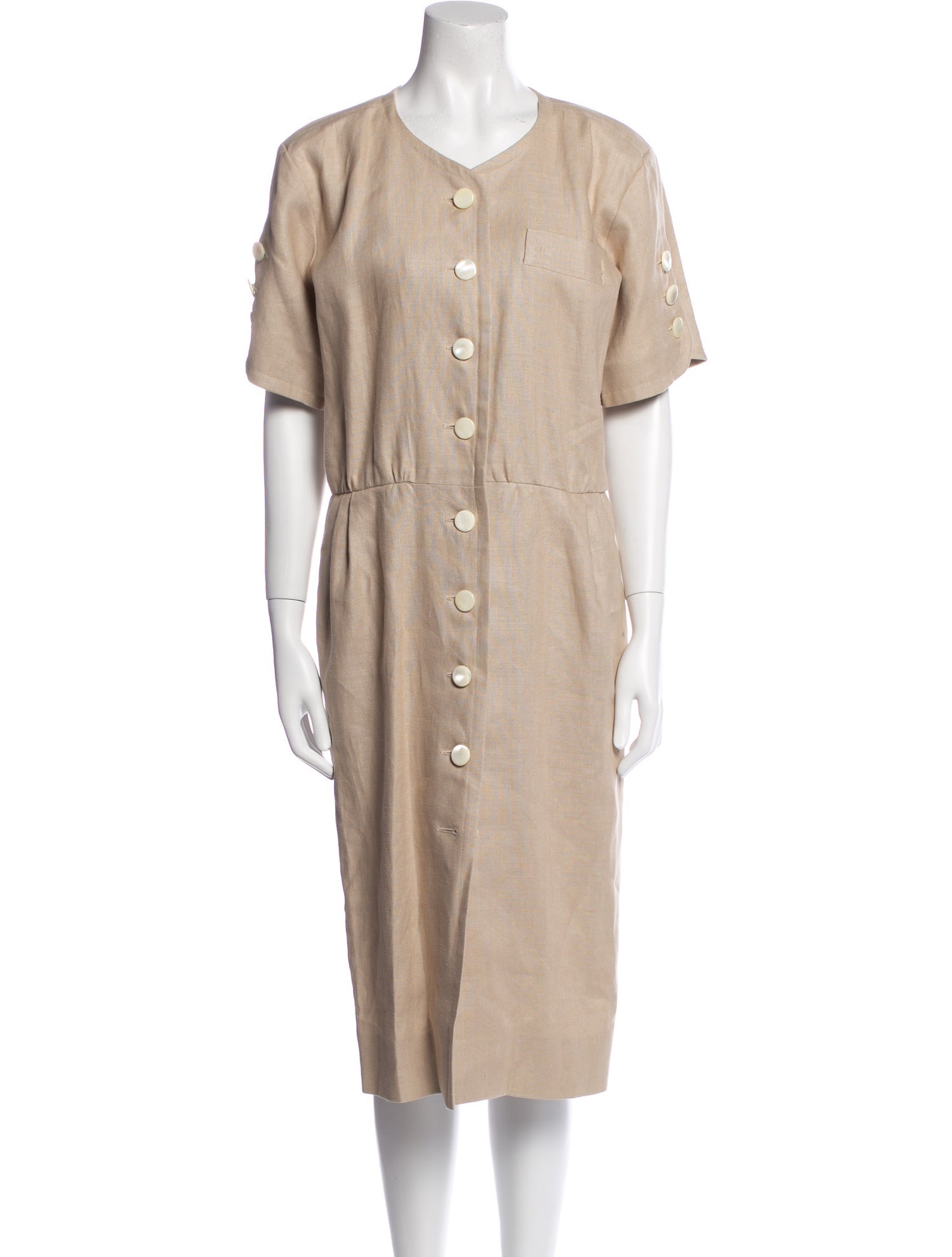 Yves Saint Laurent Rive Gauche Vintage Midi Length Dress