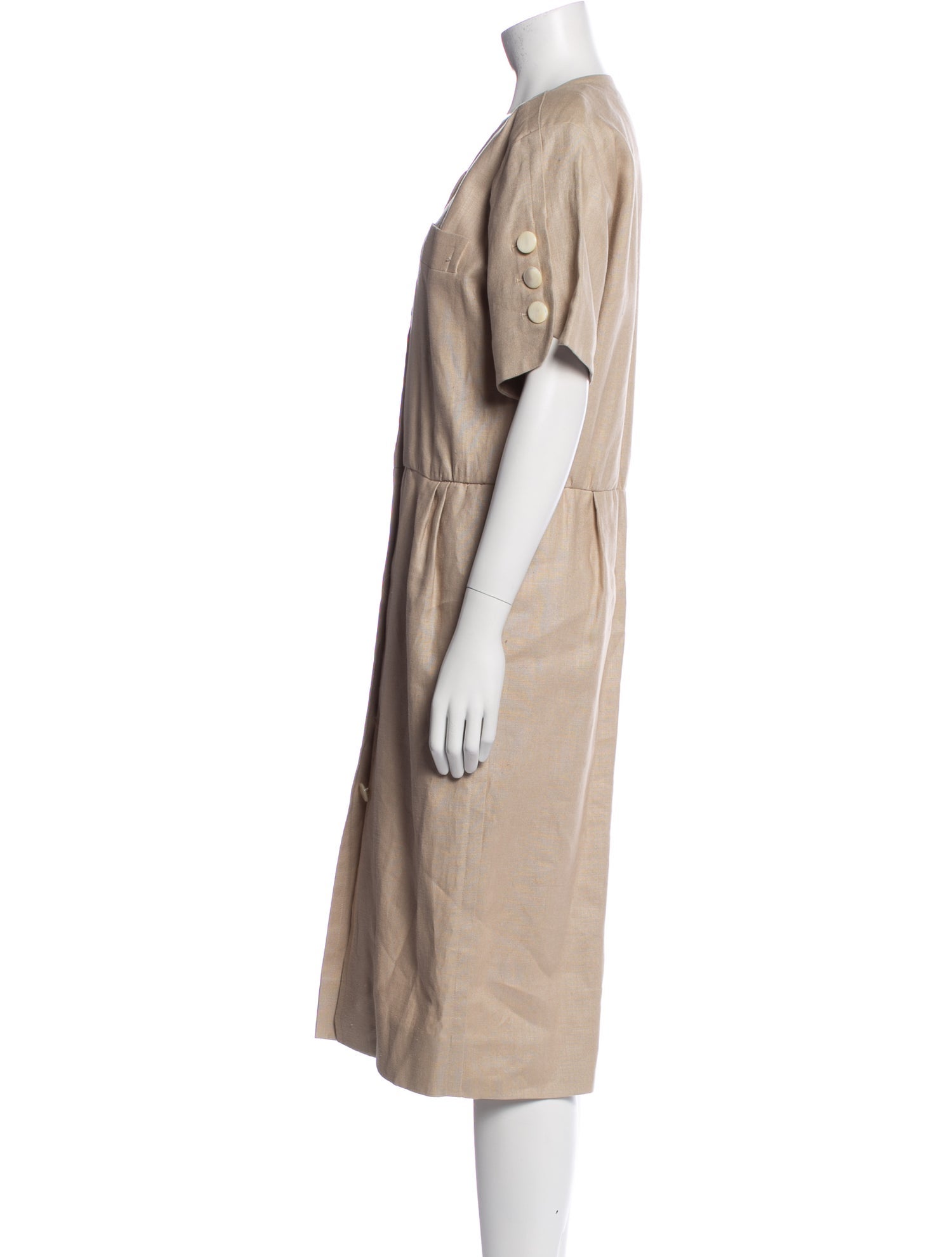 Yves Saint Laurent Rive Gauche Vintage Midi Length Dress