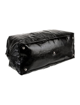 Yves Saint Laurent Rive Gauche Patent Leather Top Handle Bag