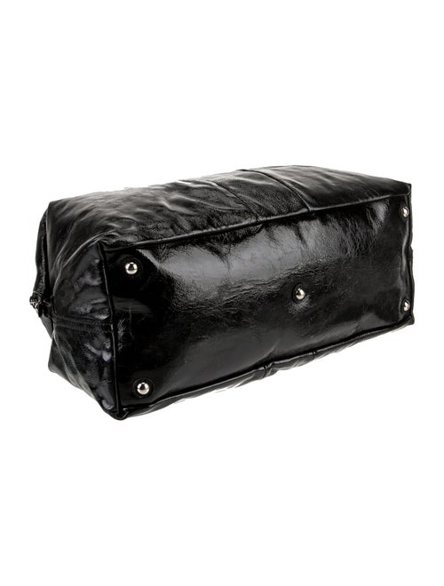 Yves Saint Laurent Rive Gauche Patent Leather Top Handle Bag