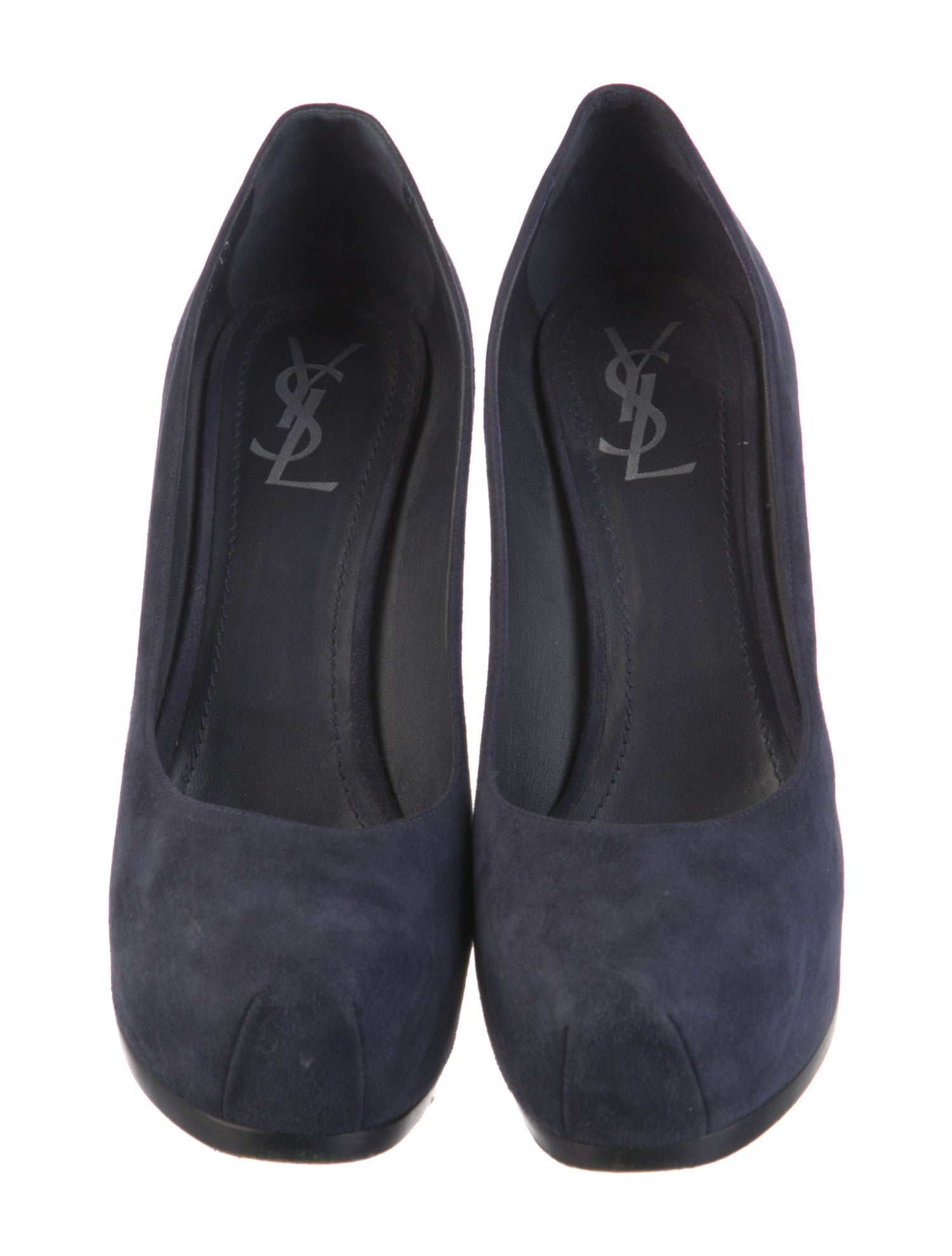 Yves Saint Laurent Rive Gauche Suede Pumps