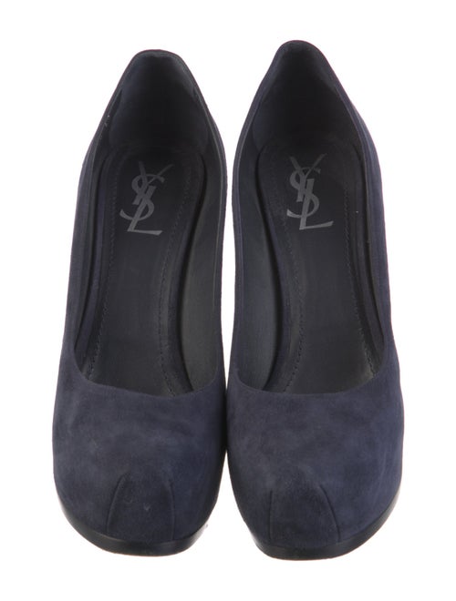 Yves Saint Laurent Rive Gauche Suede Pumps