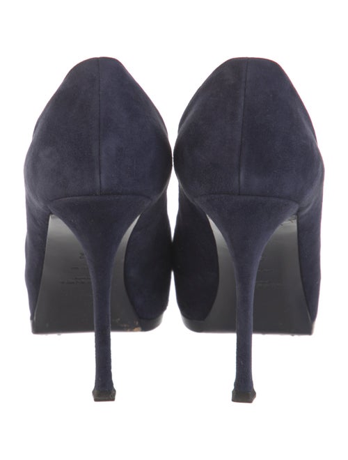 Yves Saint Laurent Rive Gauche Suede Pumps