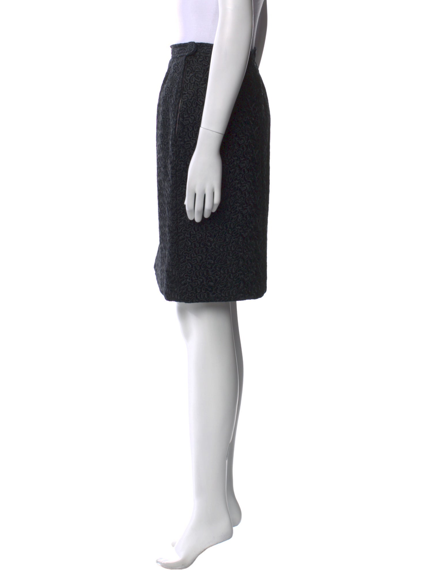 Yves Saint Laurent Rive Gauche Vintage Knee-Length Skirt