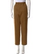 Yves Saint Laurent Rive Gauche Wool Straight Leg Pants