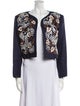 Yves Saint Laurent Rive Gauche Printed Evening Jacket