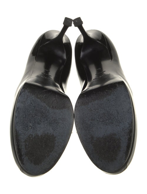 Yves Saint Laurent Rive Gauche Patent Leather Pumps