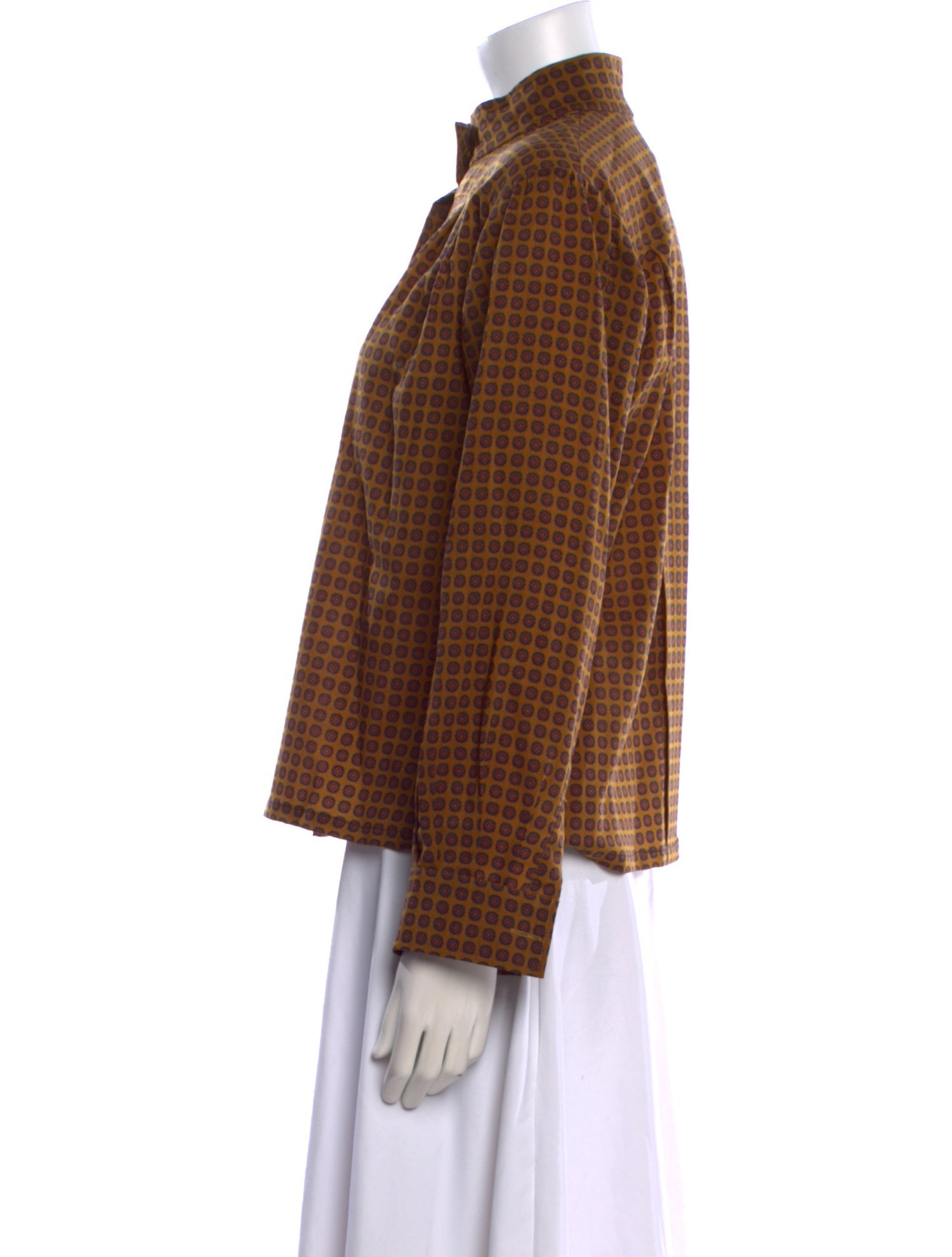 Yves Saint Laurent Rive Gauche Vintage 1989 Button-Up Top