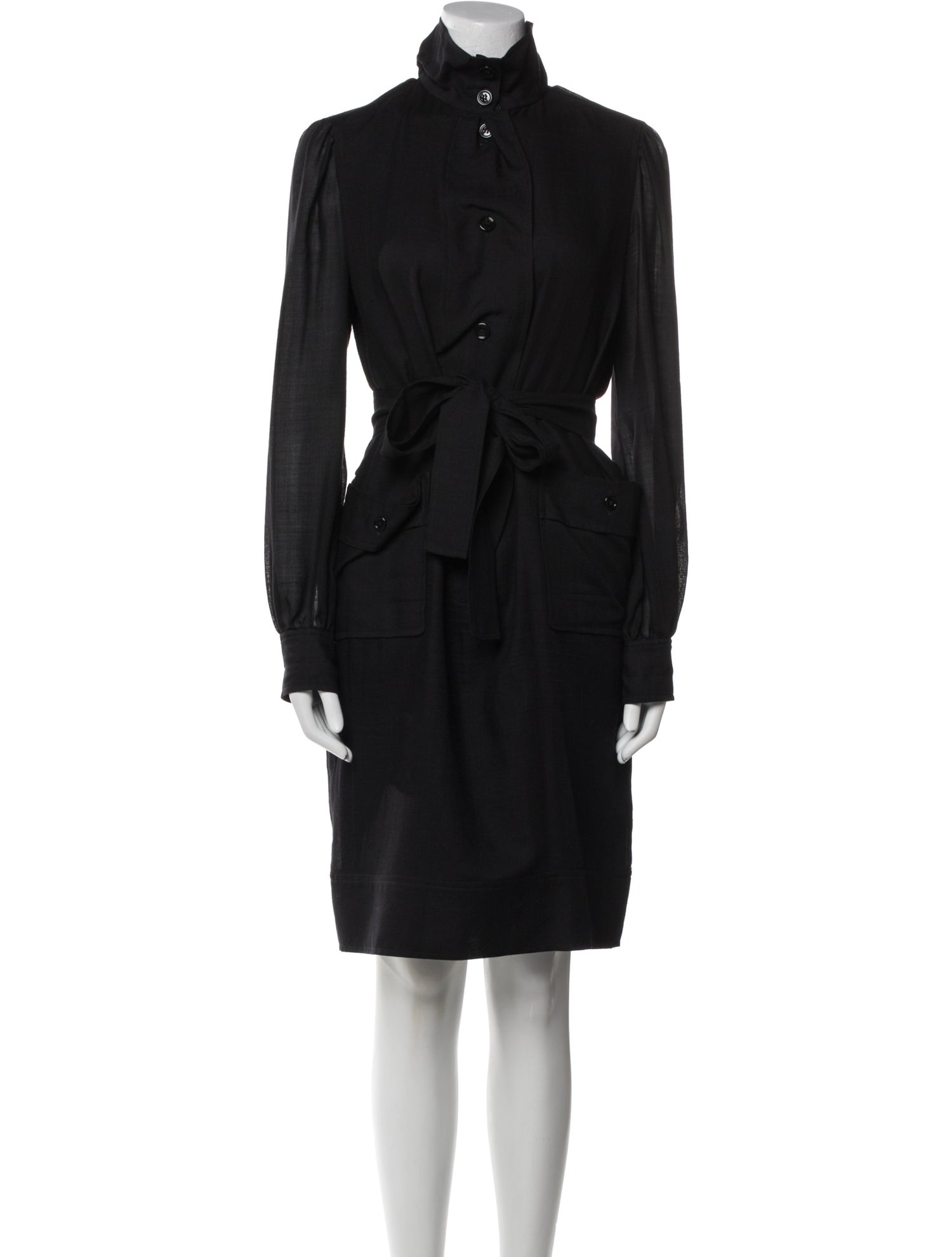 Yves Saint Laurent Rive Gauche Vintage Midi Length Dress
