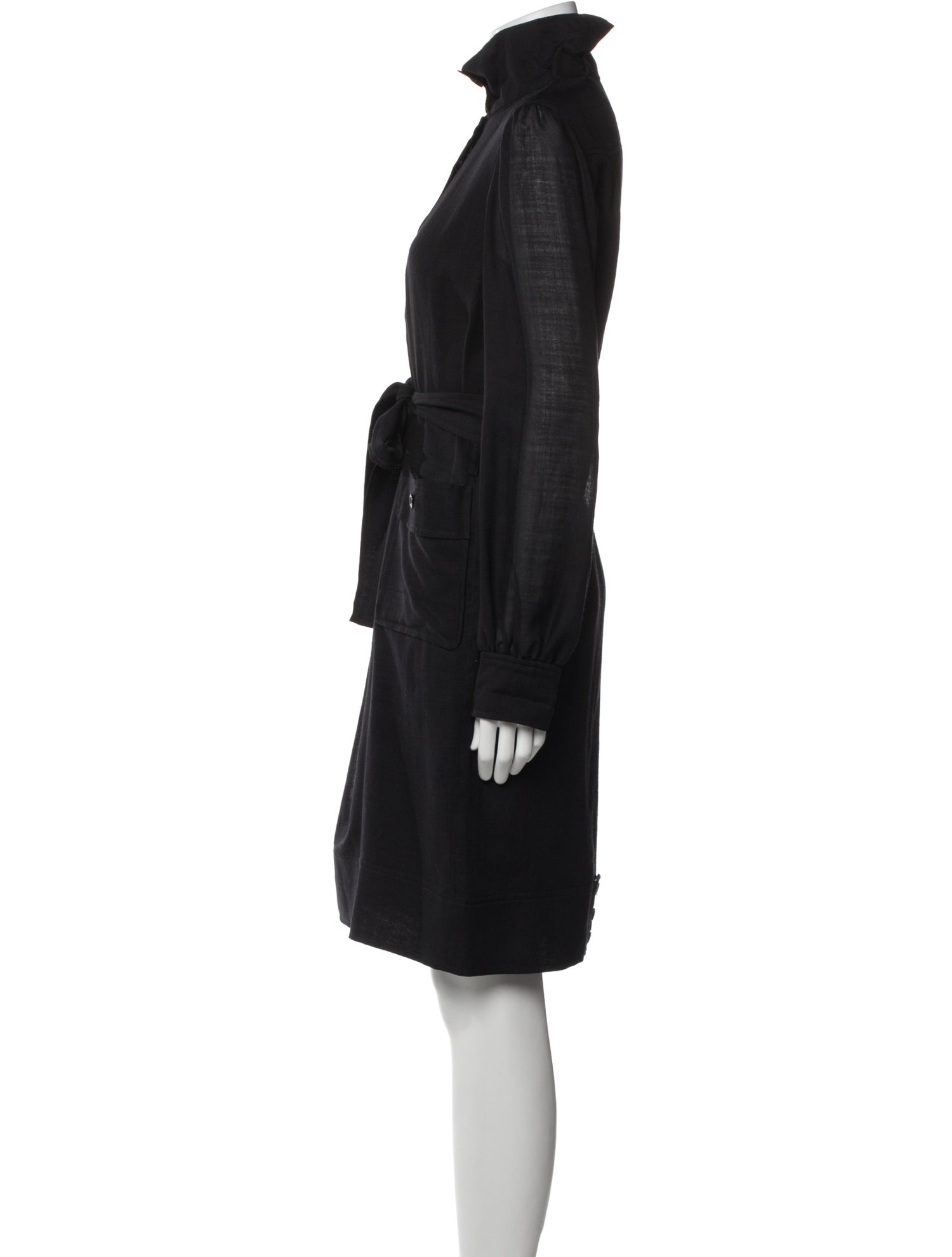 Yves Saint Laurent Rive Gauche Vintage Midi Length Dress