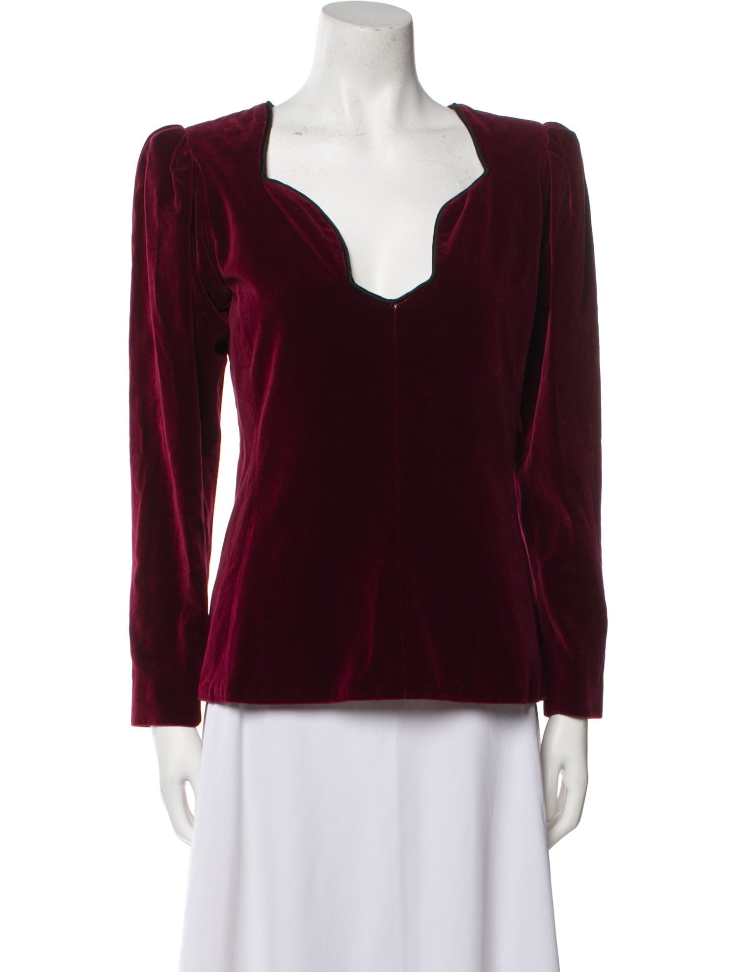 Yves Saint Laurent Rive Gauche Vintage 1980's Top