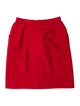 Yves Saint Laurent Rive Gauche Wool Mini Skirt