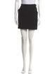 Yves Saint Laurent Rive Gauche Pleated Accents Mini Skirt