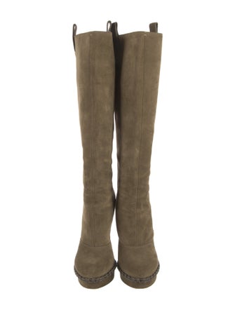 Yves Saint Laurent Rive Gauche Suede Boots