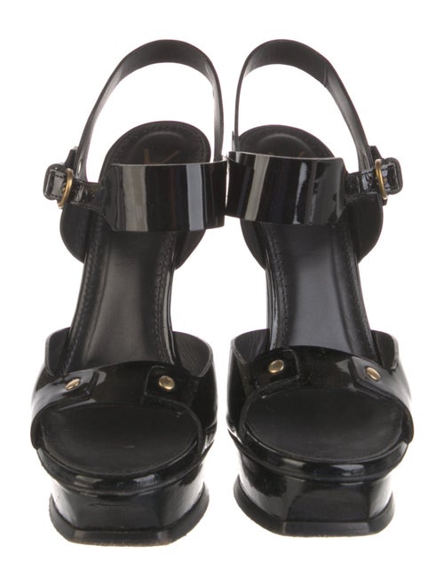 Yves Saint Laurent Rive Gauche Patent Leather Pumps