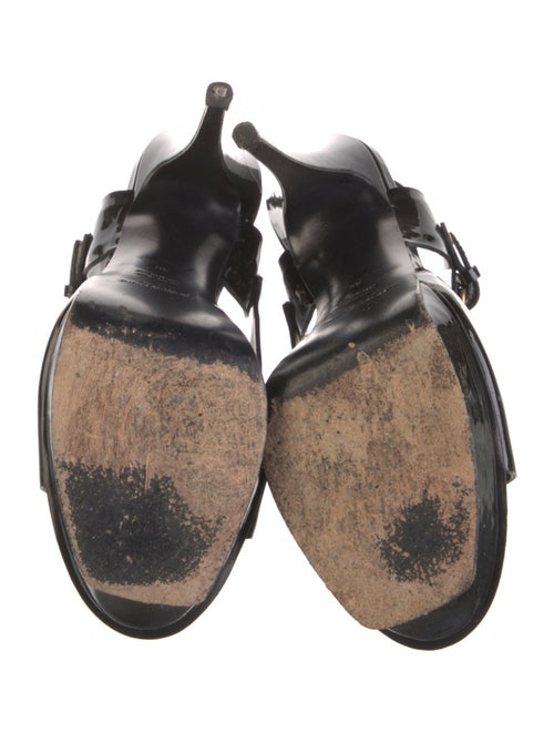 Yves Saint Laurent Rive Gauche Patent Leather Pumps