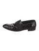 Yves Saint Laurent Rive Gauche Patent Leather Grosgrain Trim Loafers