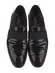 Yves Saint Laurent Rive Gauche Patent Leather Grosgrain Trim Loafers