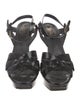 Yves Saint Laurent Rive Gauche Patent Leather Sandals