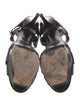Yves Saint Laurent Rive Gauche Patent Leather Sandals