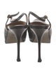 Yves Saint Laurent Rive Gauche Leather Slingback Pumps