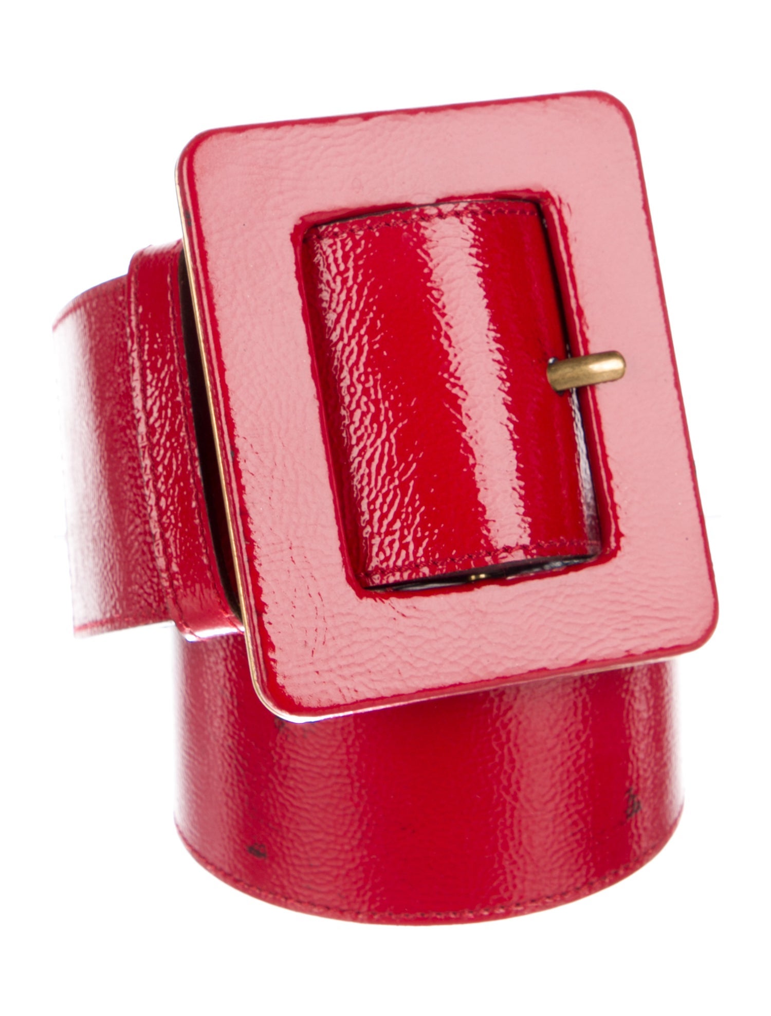 Yves Saint Laurent Rive Gauche Wide Leather Waist Belt