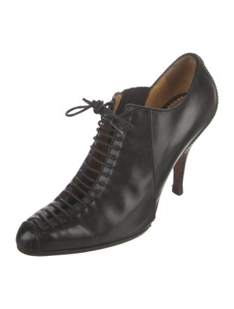 Yves Saint Laurent Rive Gauche Leather Mules