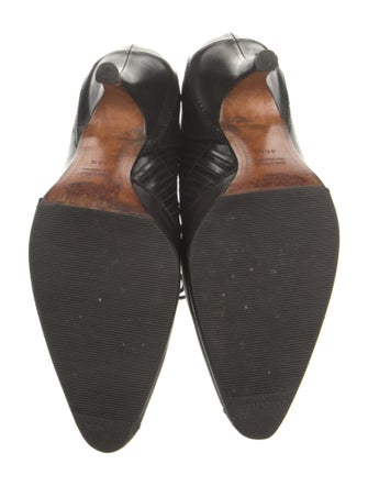 Yves Saint Laurent Rive Gauche Leather Mules