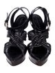 Yves Saint Laurent Rive Gauche Leather Sandals