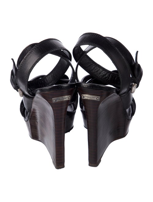 Yves Saint Laurent Rive Gauche Leather Sandals
