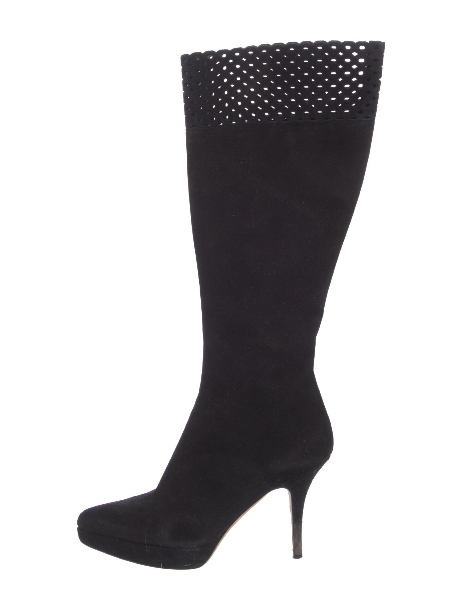 Yves Saint Laurent Rive Gauche Suede Boots