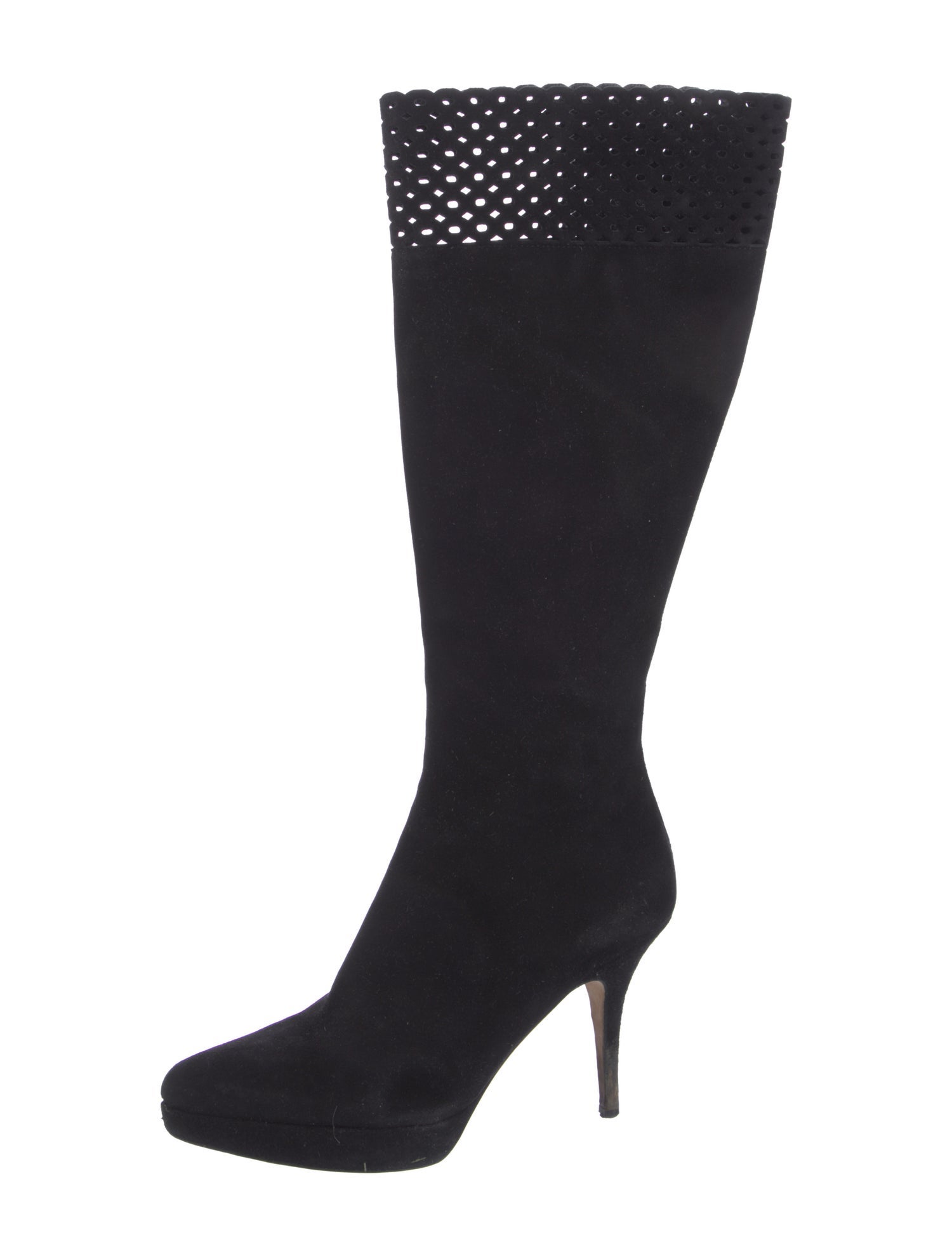 Yves Saint Laurent Rive Gauche Suede Boots