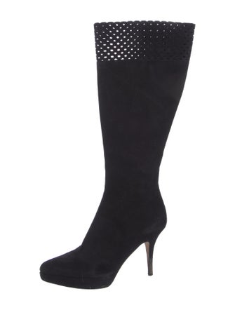 Yves Saint Laurent Rive Gauche Suede Boots